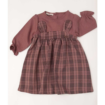 Παιδικό φόρεμα καρό για κορίτσια 1-4 ετών (5748)
