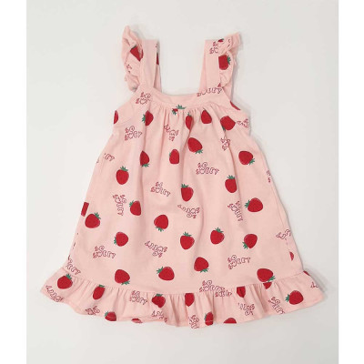 Παιδικό φόρεμα με φράουλες για κορίτσια 1 - 4 ετών So Sweet (72912)