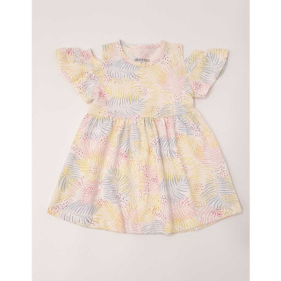 Παιδικό φόρεμα με φύλλα για κορίτσια 1 - 9 ετών  (72932)